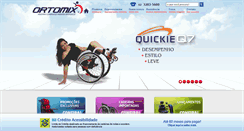 Desktop Screenshot of ortomix.com.br